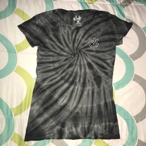tie dye graphic tee